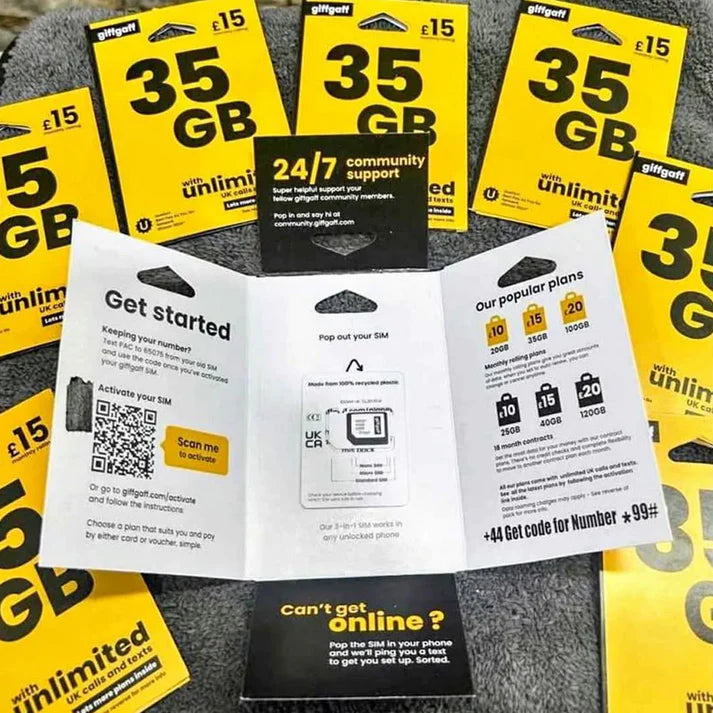 Giffgaff UK Sims for Tiktok Live | Tiktok Live Streaming | Sims for TikTok Live.