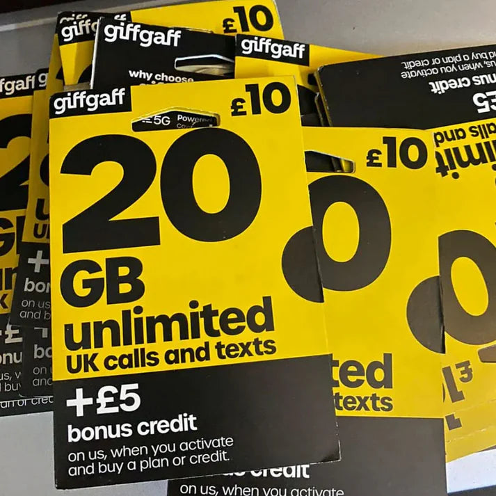 Giffgaff UK Sims for Tiktok Live | Tiktok Live Streaming | Sims for TikTok Live.
