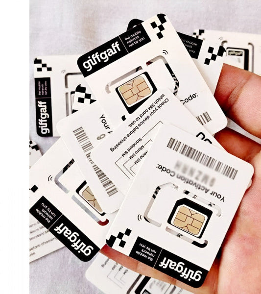 GiffGaff UK Sim Card in Pakistan for Tiktok Live | Tiktok Live Sim Card